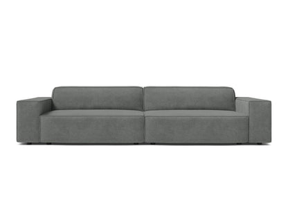 Sofa Strukturstoff Beige Jodie — Grey