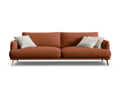 Naomi Sofa — Brick / 4 Seats