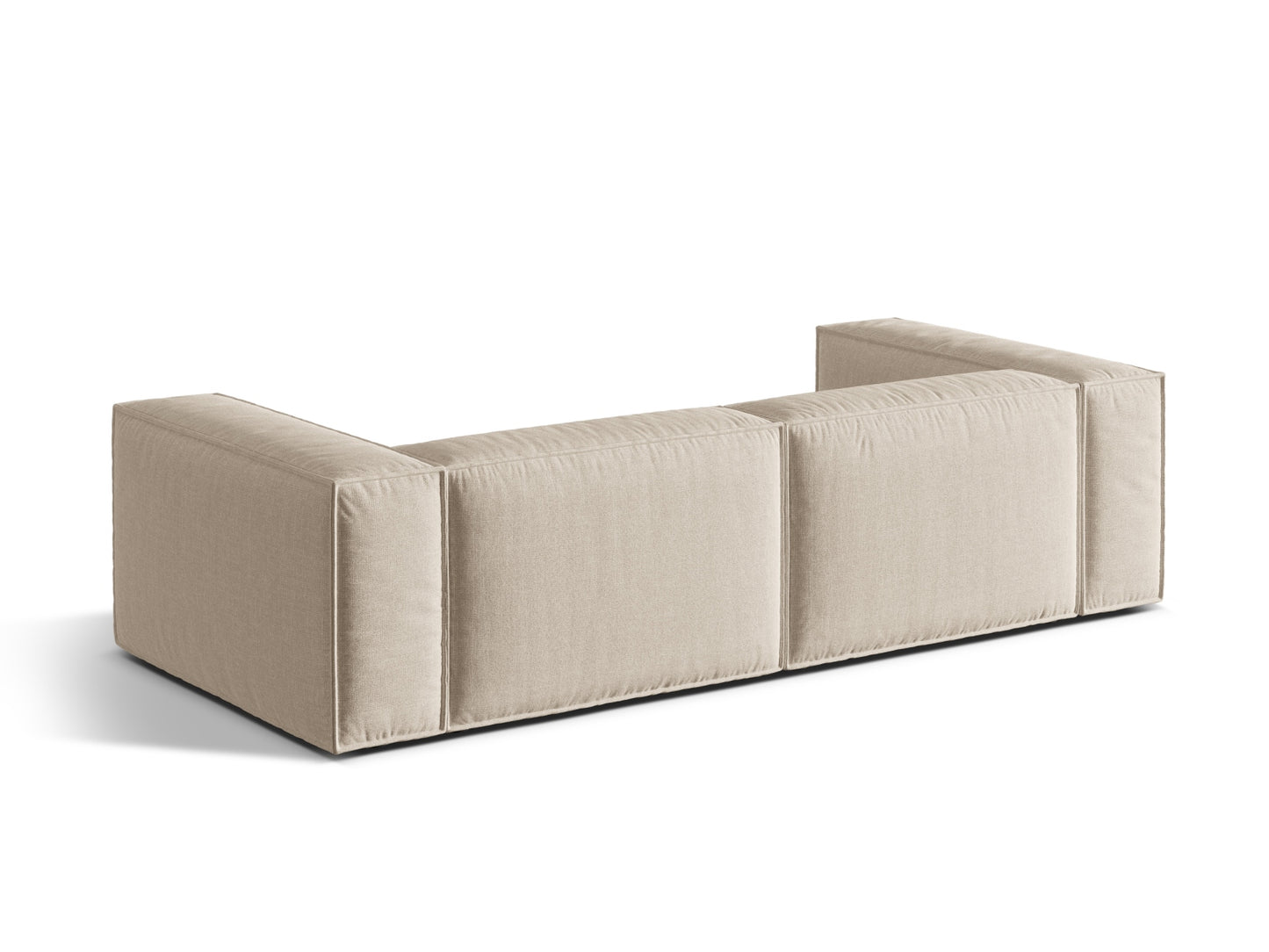Sofa Strukturstoff Beige Nuria — Maße und Details