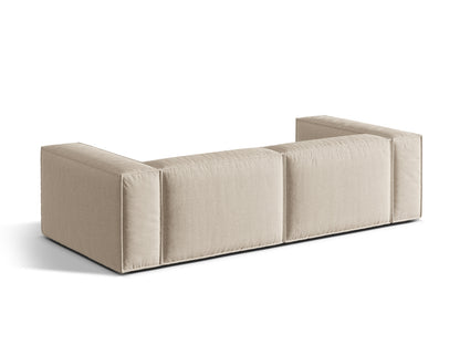 Sofa Strukturstoff Beige Nuria — Maße und Details