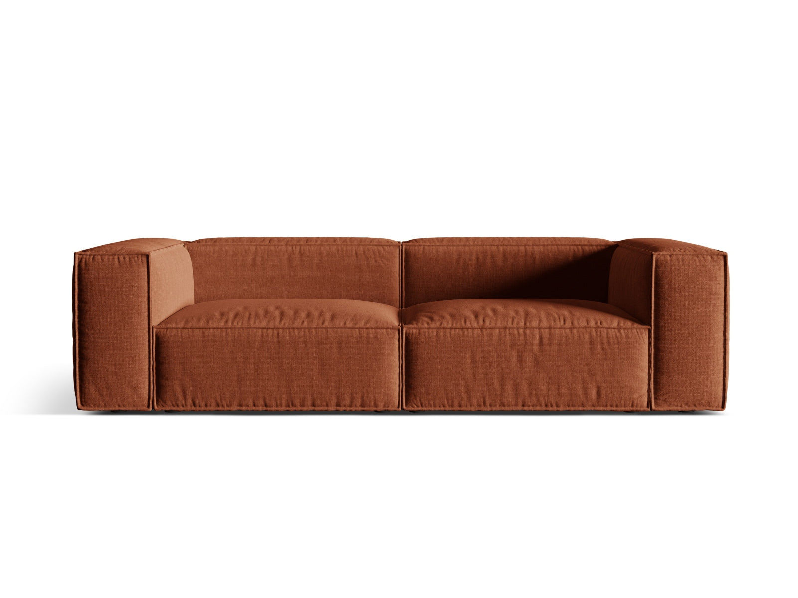Nuria Sofa, 4 Seats, 250x110 cm — Brick