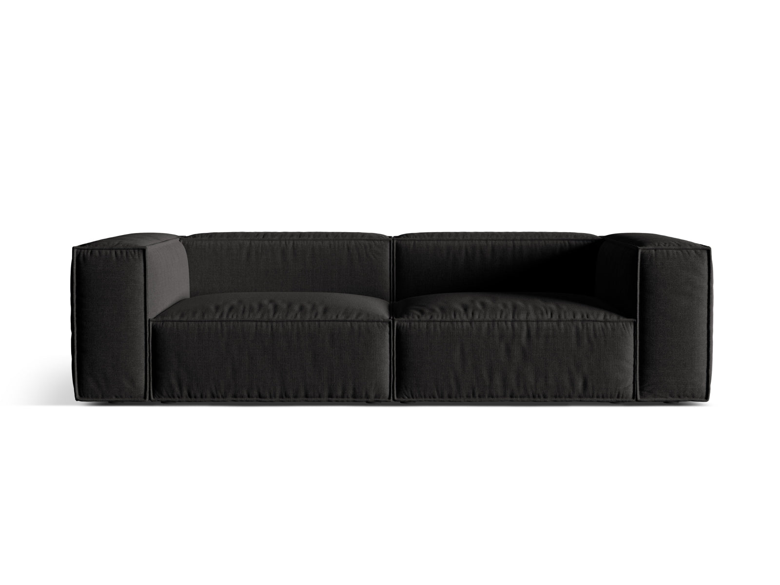 Nuria Sofa, 4 Seats, 250x110 cm — Black