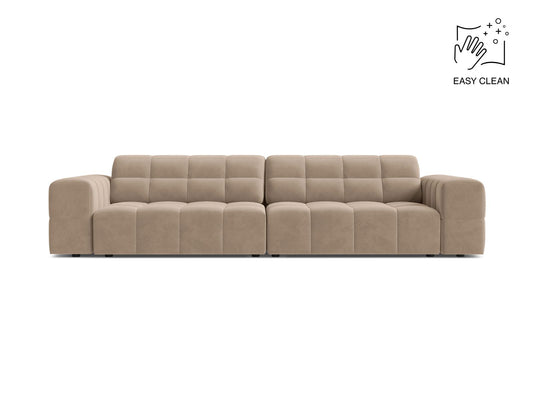 Jennifer Sofa, 4 Seats, 252x102 cm — Beige