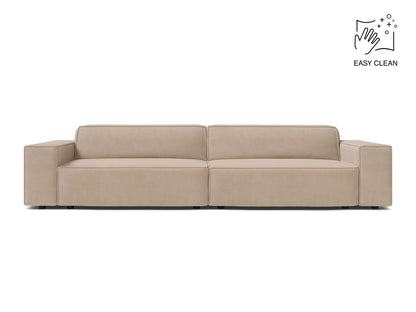 Sofa Samt Beige Jodie — Beige