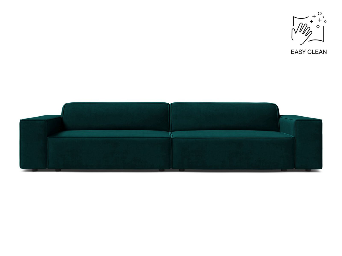 Jodie Modular Sofa, 4 Seats, 244x99 cm — Deep Petrol