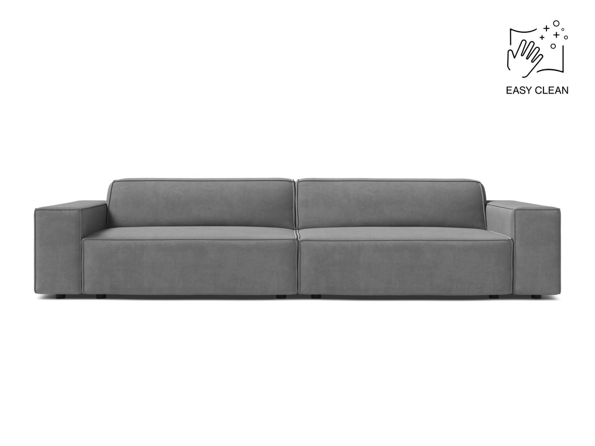 Jodie Modular Sofa, 4 Seats, 244x99 cm — Light Grey