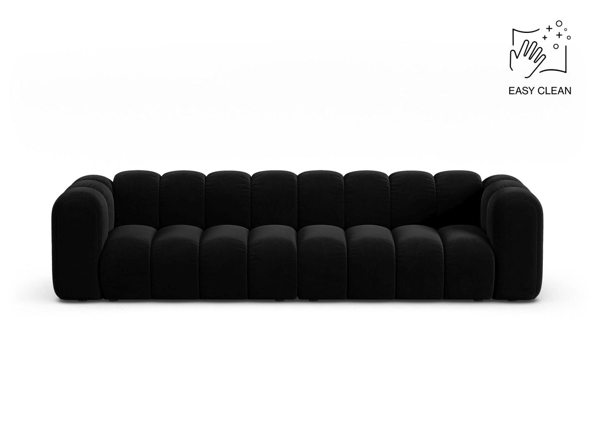 Lupine Modular Sofa, 4 Seats, 290x95 cm — Black