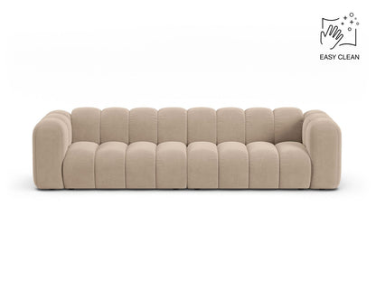 Sofa Samt Beige Lupine — Beige
