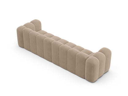 Sofa Samt Beige Lupine — Detailansicht