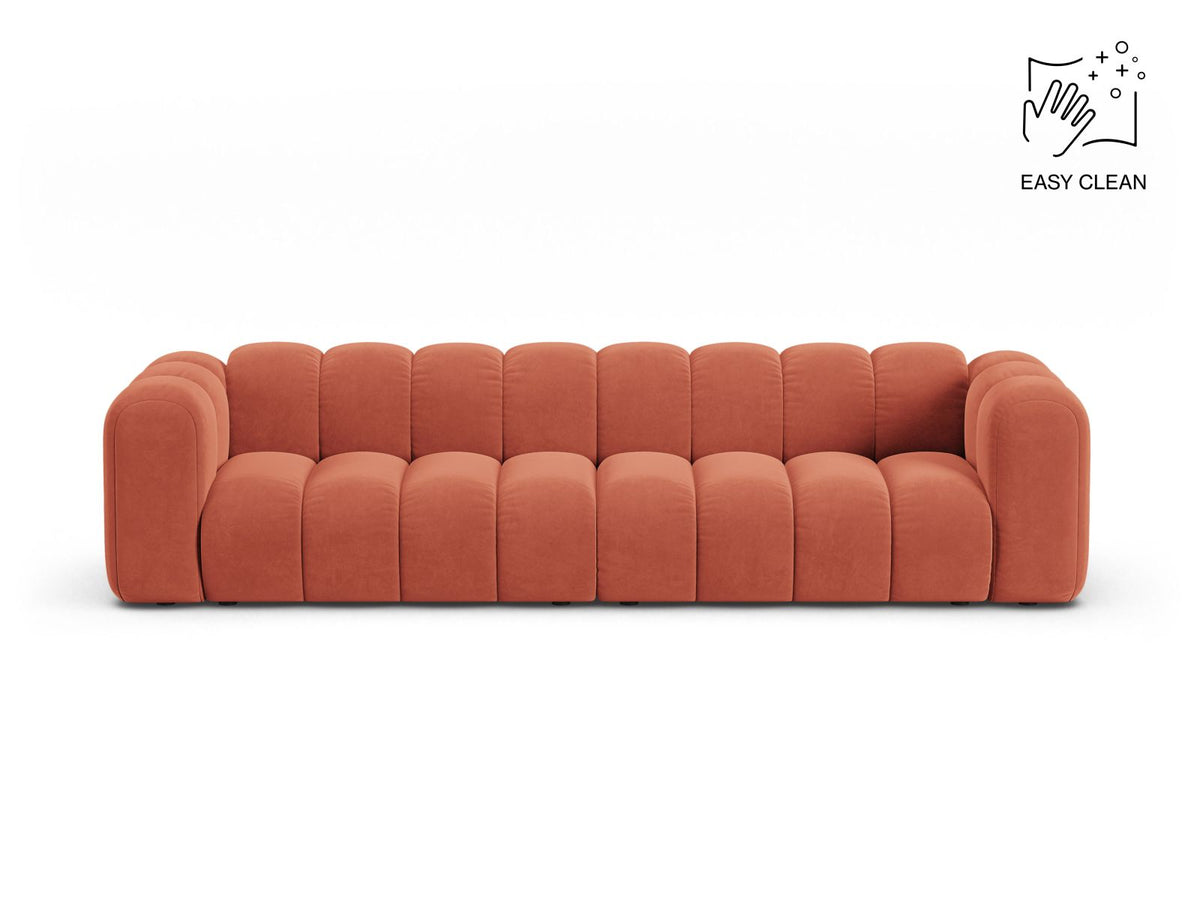 Lupine Modular Sofa, 4 Seats, 290x95 cm — Coral