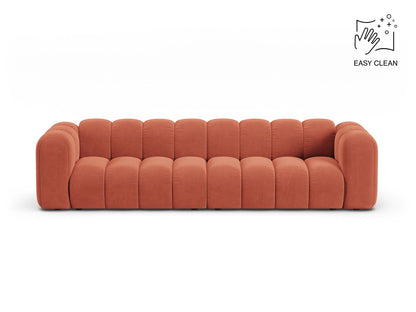 Sofa Samt Beige Lupine — Coral