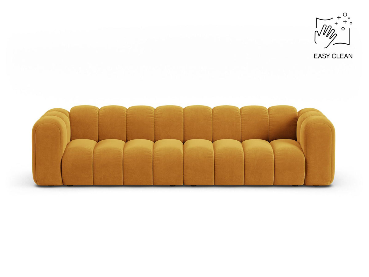 Lupine Modular Sofa, 4 Seats, 290x95 cm — Yellow