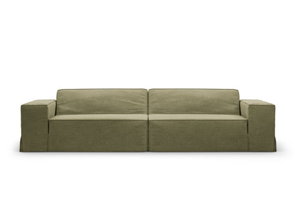 Sofa Strukturstoff Beige Jodie — Light Green