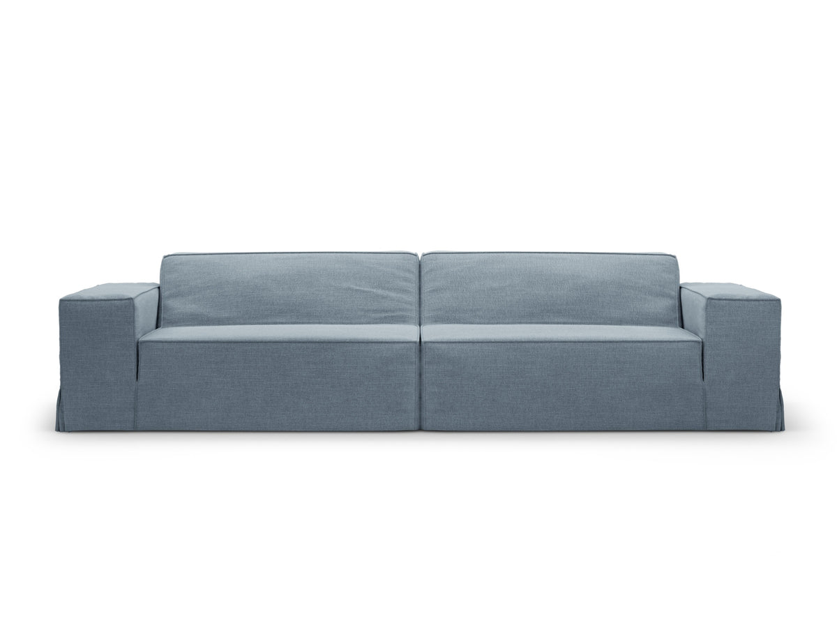 Jodie Modular Sofa, 4 Seats, 244x99 cm — Muted Blue