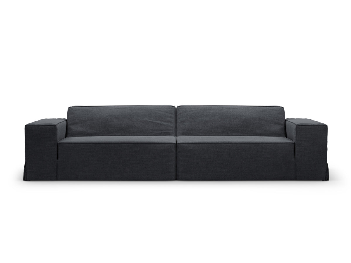 Jodie Modular Sofa, 4 Seats, 244x99 cm — Grey And Blue