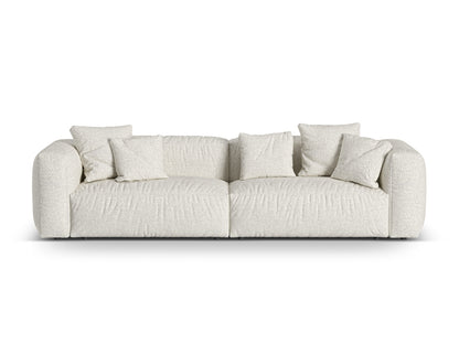 Sofa Bouclé Anthrazit Martina — Grey Beige Melange
