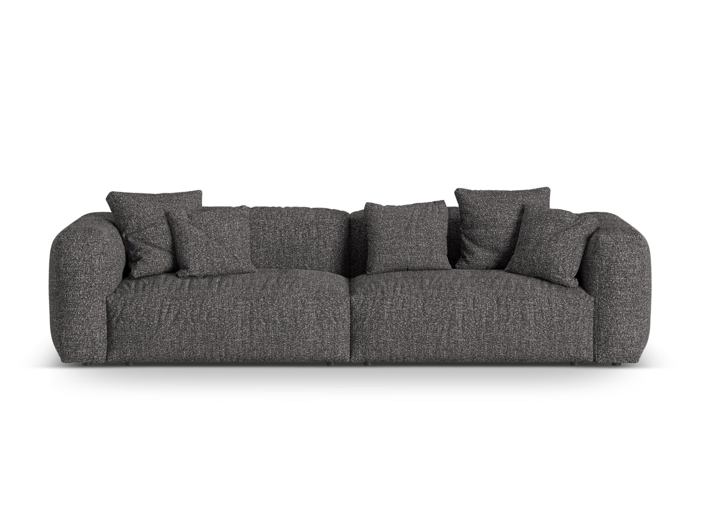 Sofa Bouclé Anthrazit Martina — Anthracite