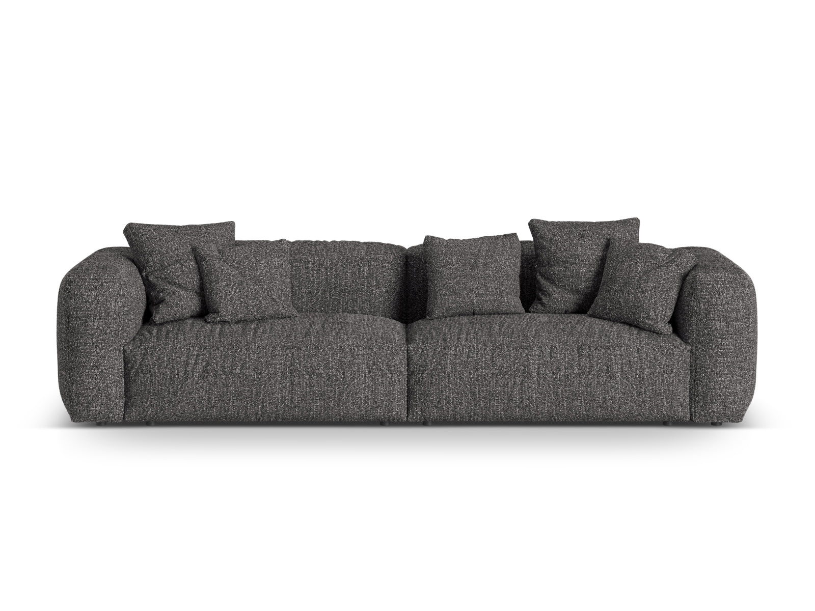 Sofa Bouclé Anthrazit Martina — Anthracite