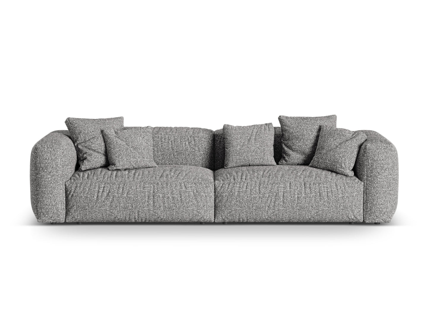 Sofa Bouclé Anthrazit Martina — Graphite