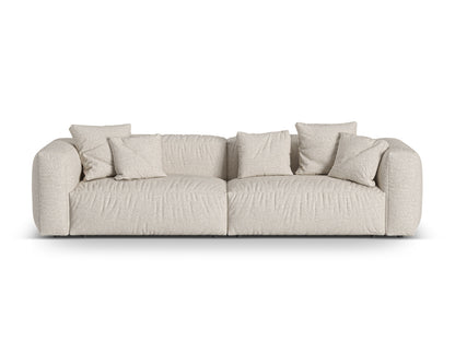 Sofa Bouclé Anthrazit Martina — Beige