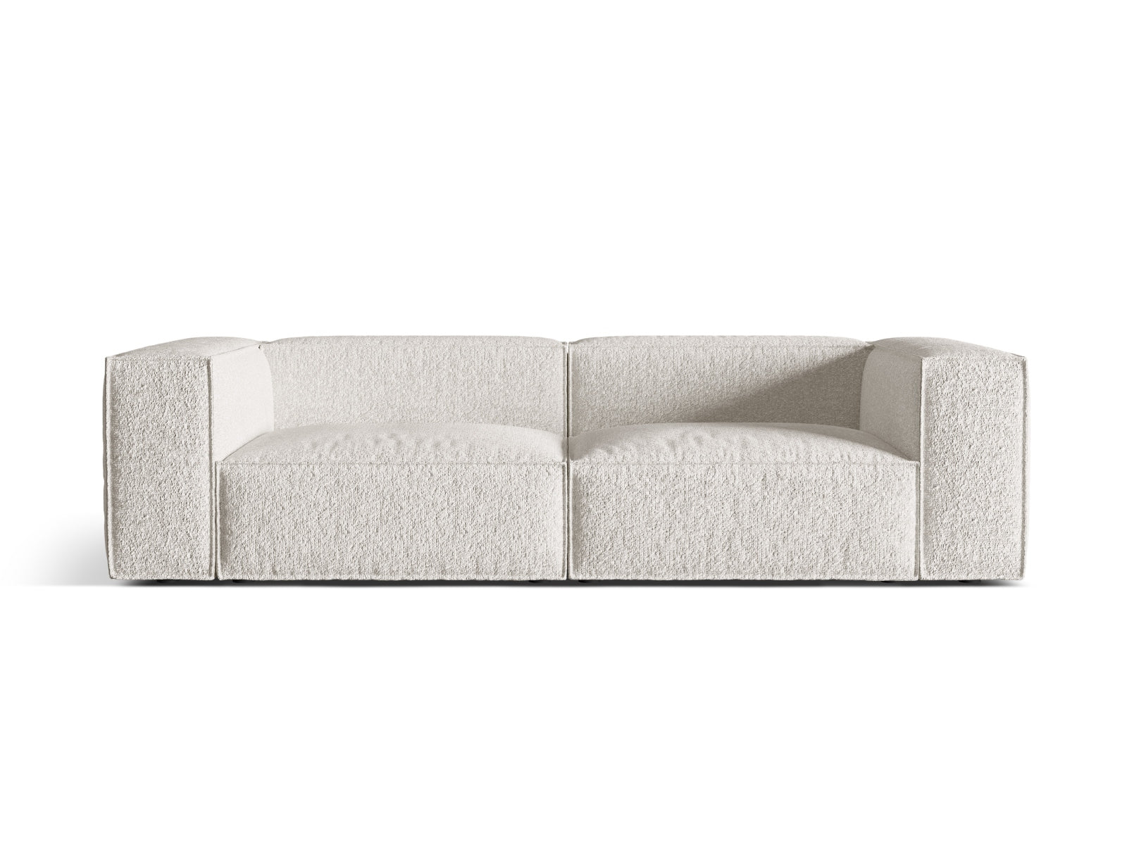 Nuria Sofa, 4 Seats, 250x110 cm — Grey Beige Melange