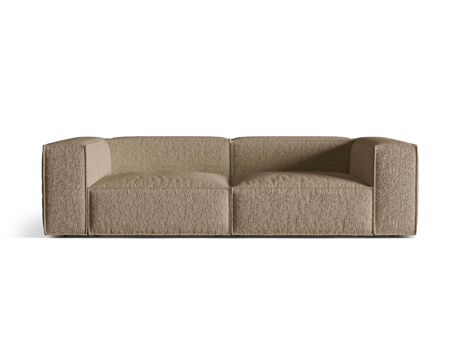 Nuria Sofa, 4 Seats, 250x110 cm — Cappuccino