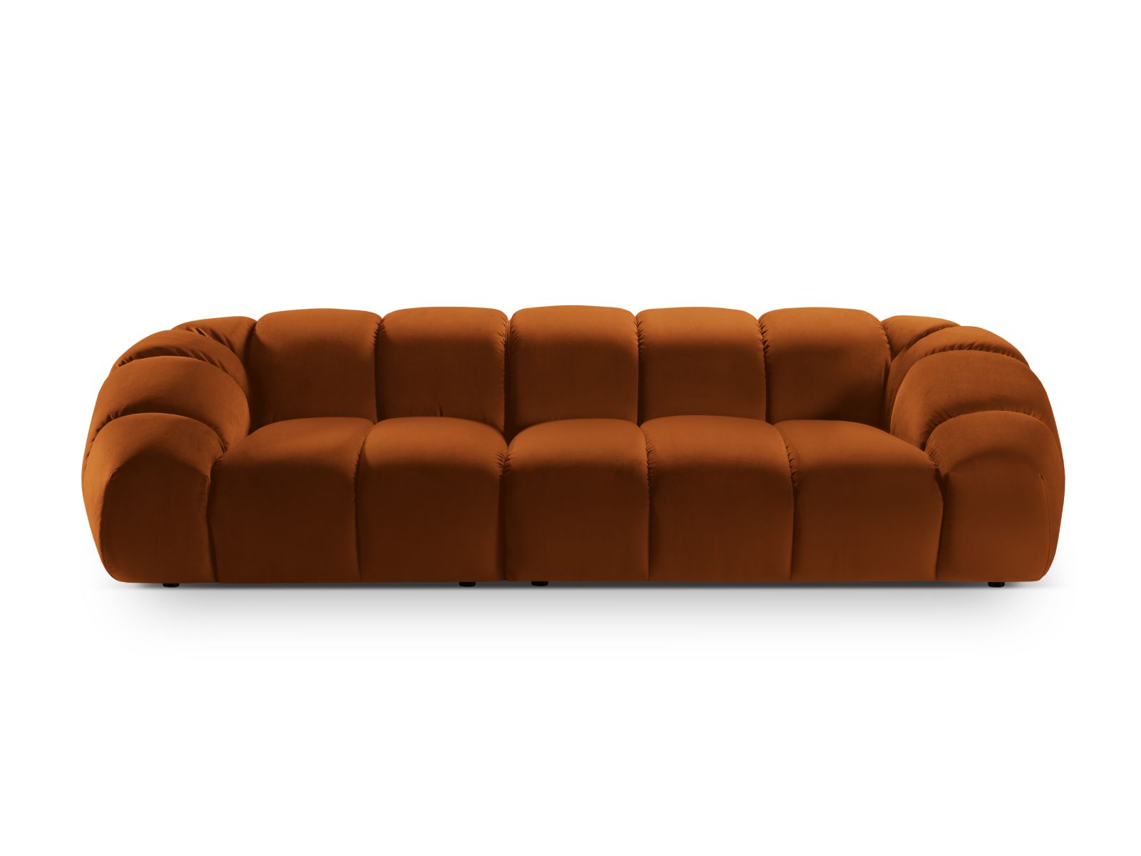 Diana Sofa, 4 Seats, 294x114 cm — Terracotta