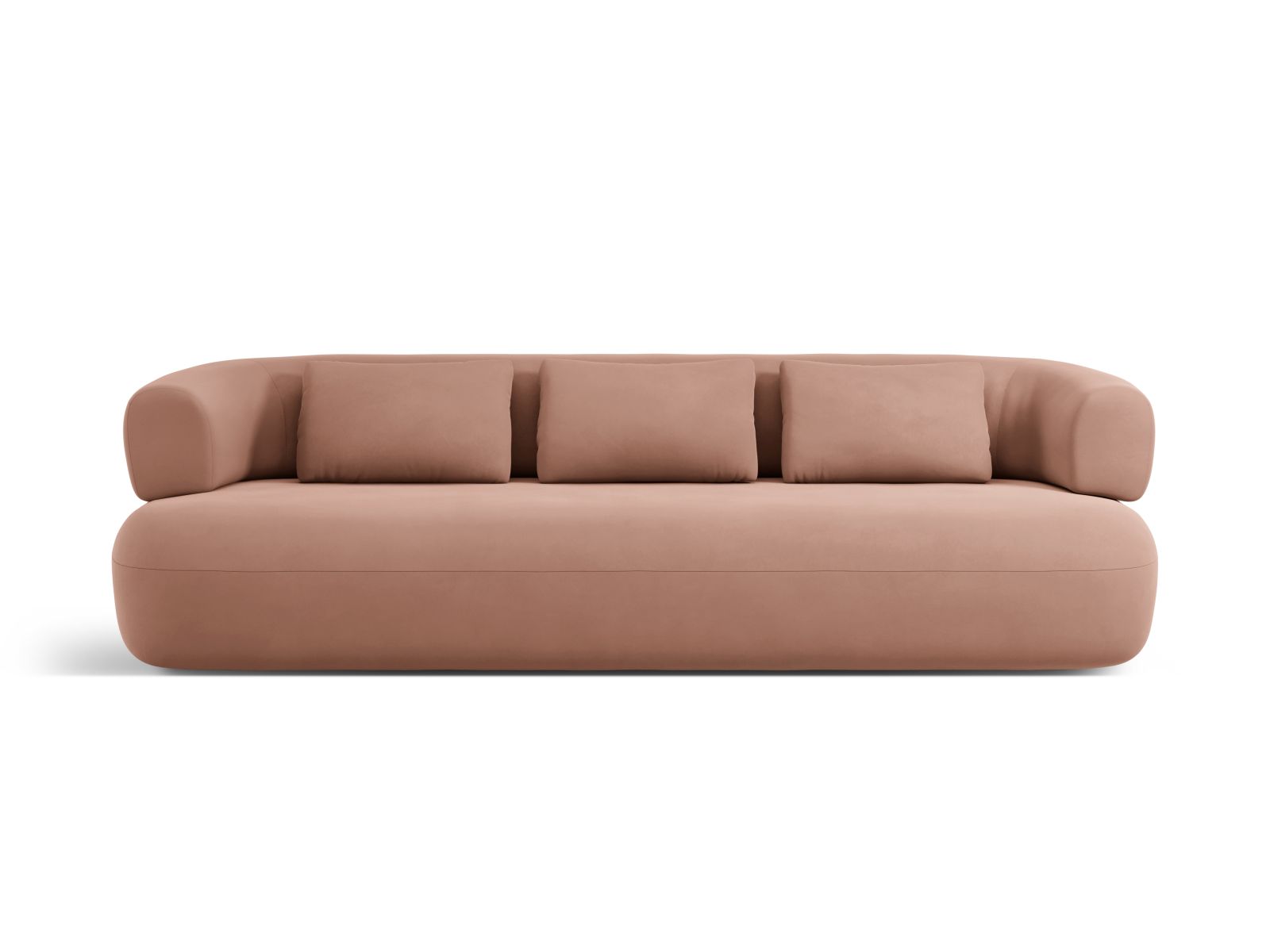 Jenny Sofa, 4 Seats, 226x90 cm — Pink