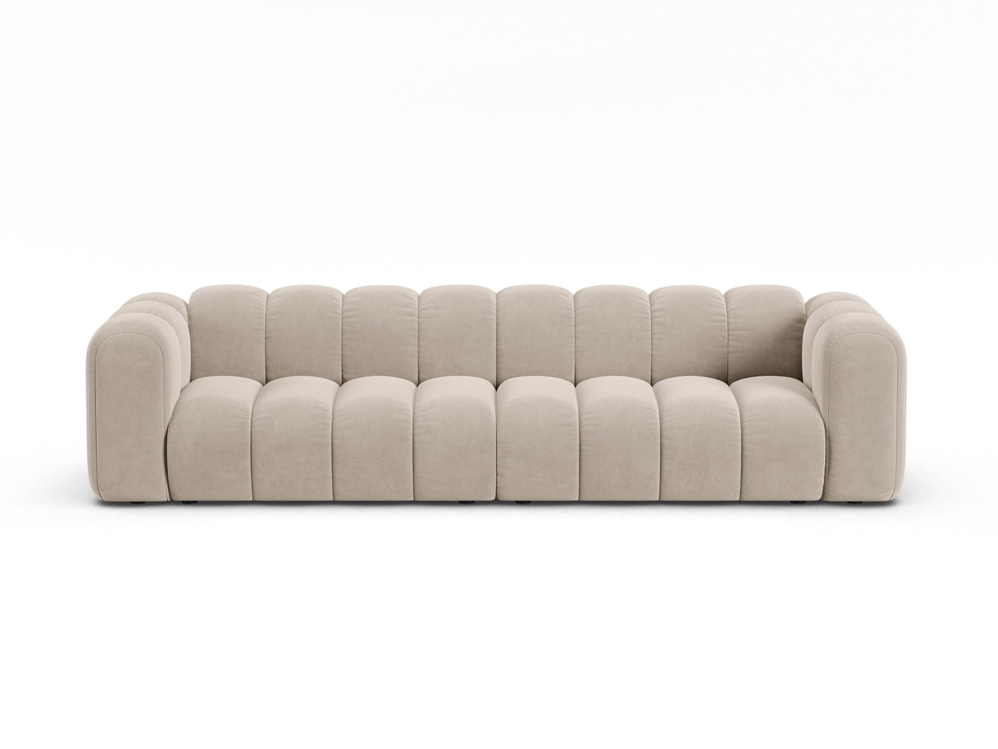 Sofa Samt Beige Lupine — Beige