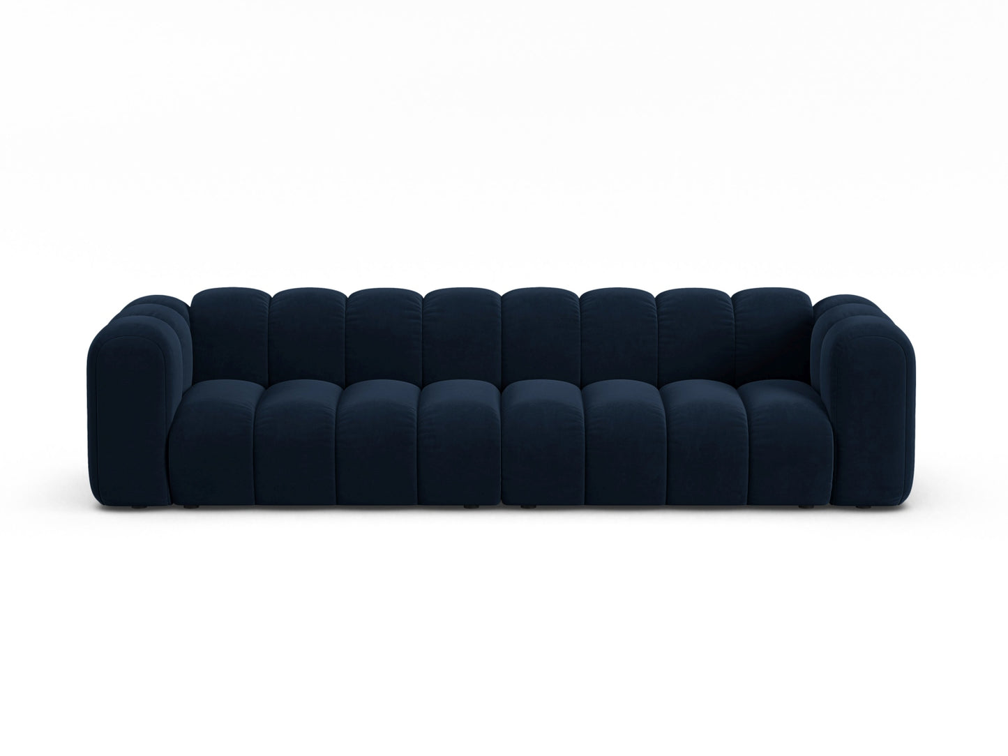 Sofa Samt Beige Lupine — Royal Blue