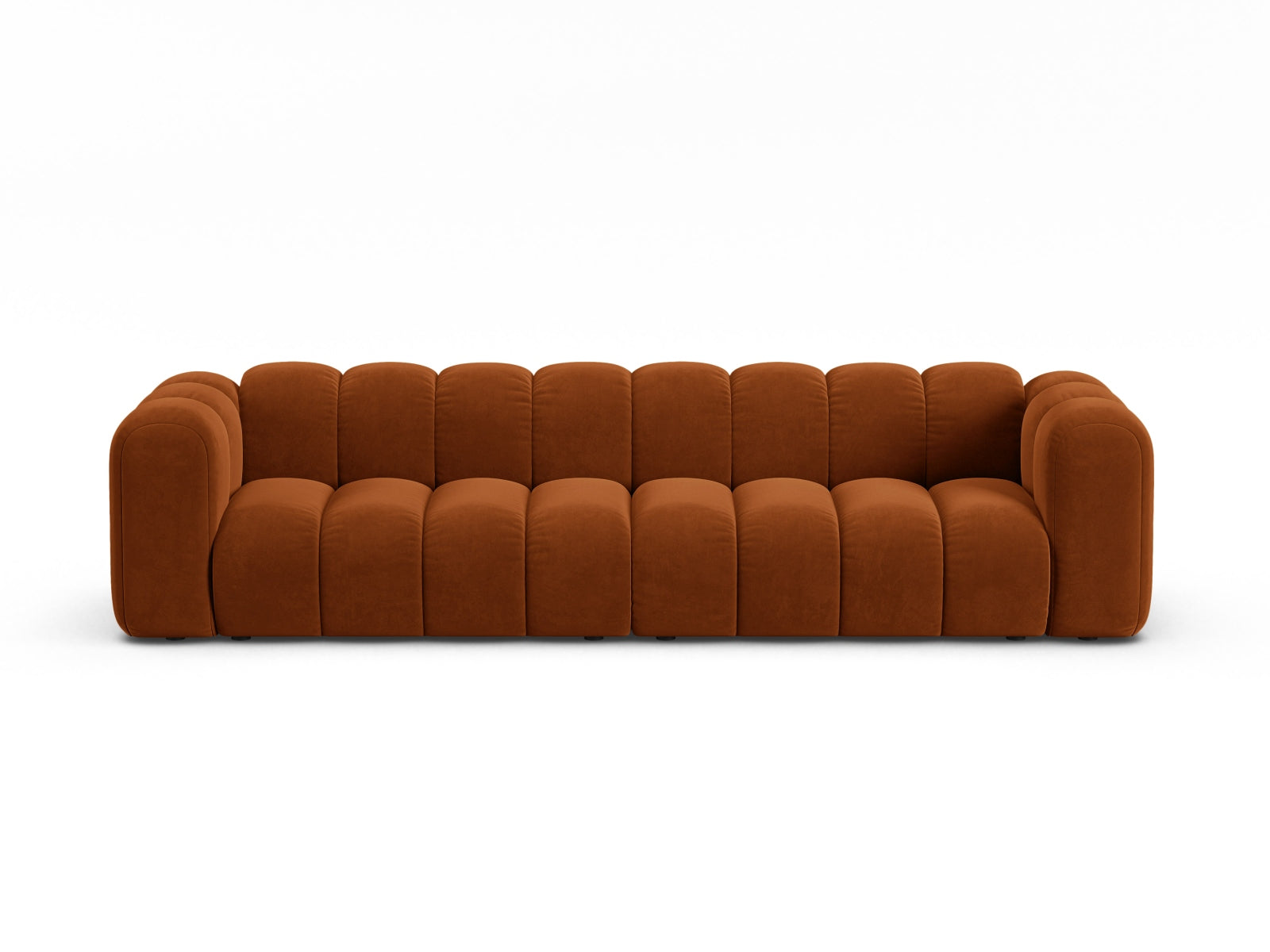 Lupine Modular Sofa, 4 Seats, 290x95 cm — Terracotta