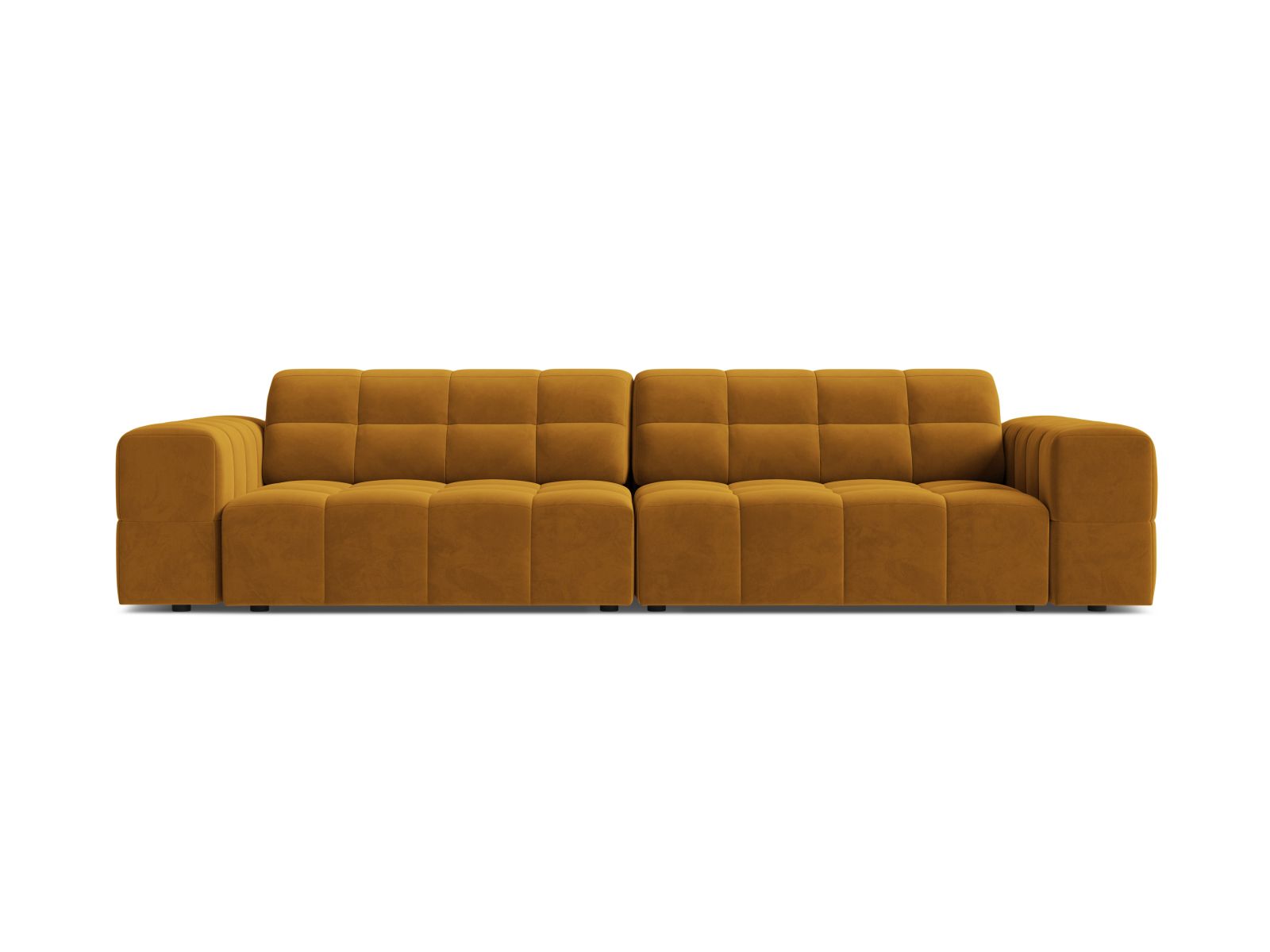 Jennifer Sofa, 4 Seats, 252x102 cm — Yellow