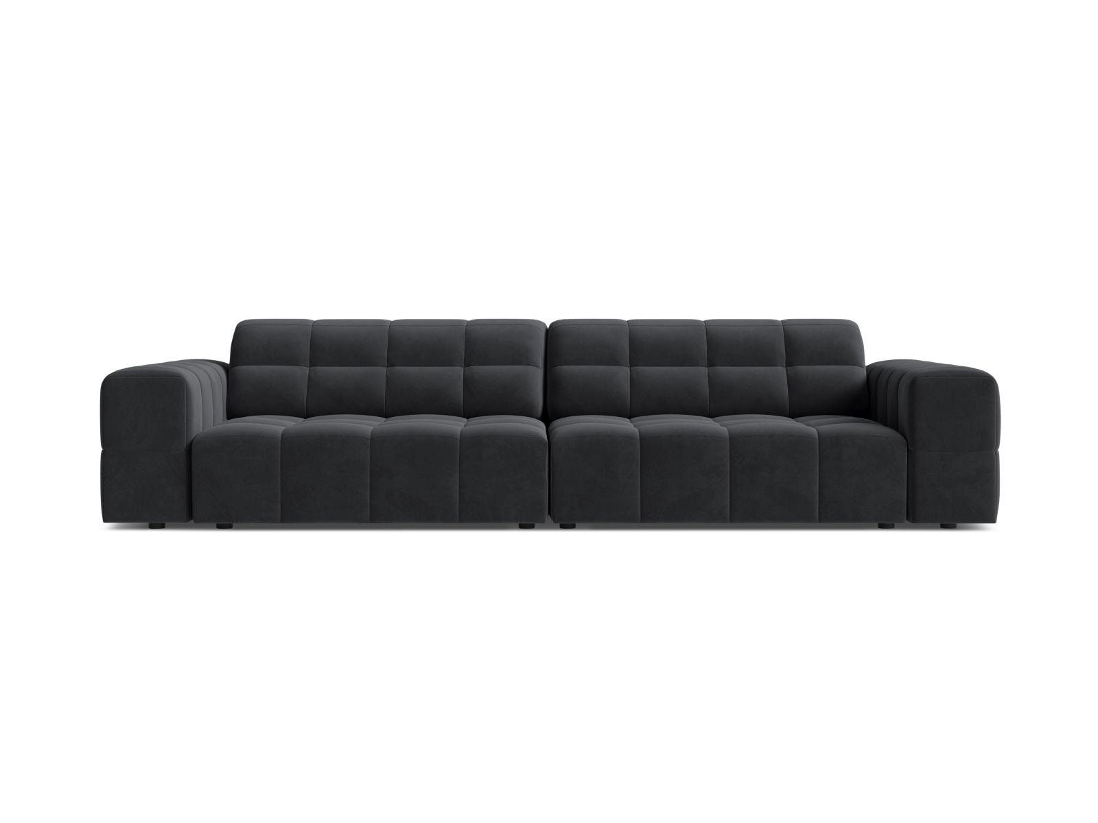 Jennifer Sofa, 4 Seats, 252x102 cm — Grey