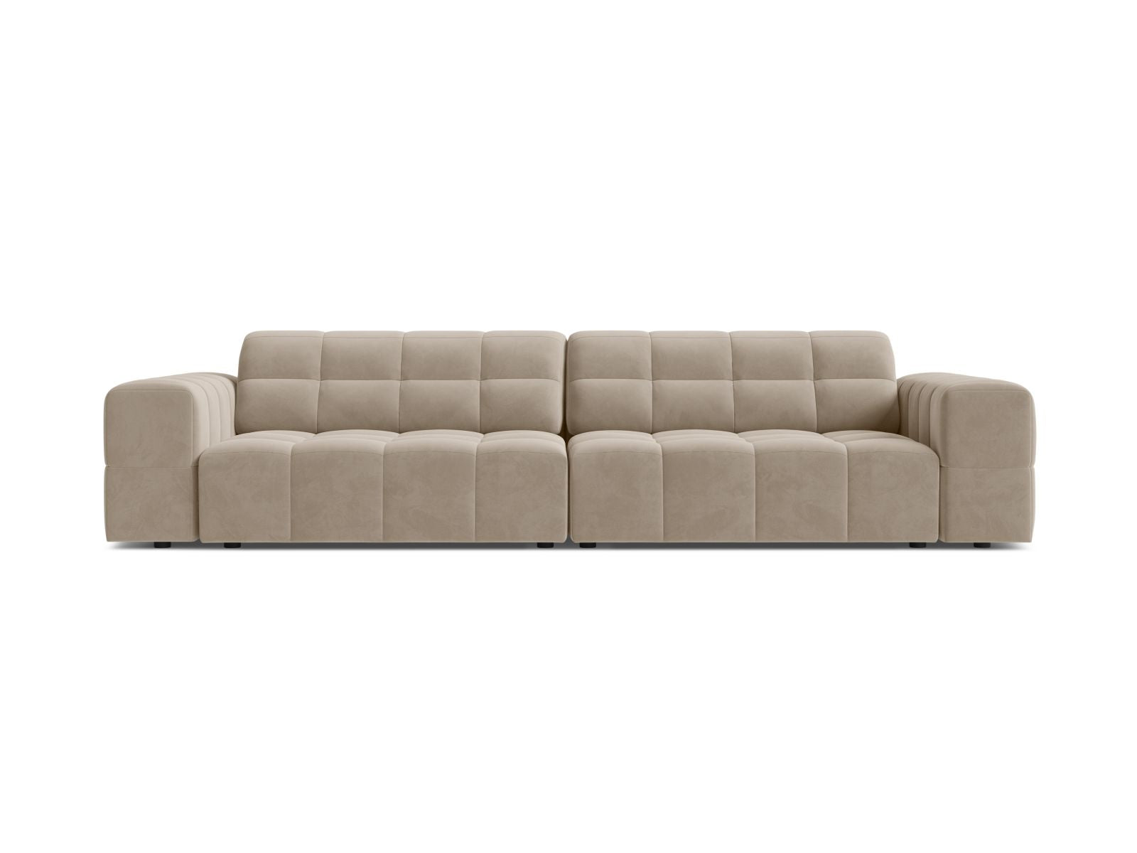 Jennifer Sofa, 4 Seats, 252x102 cm — Dark Beige
