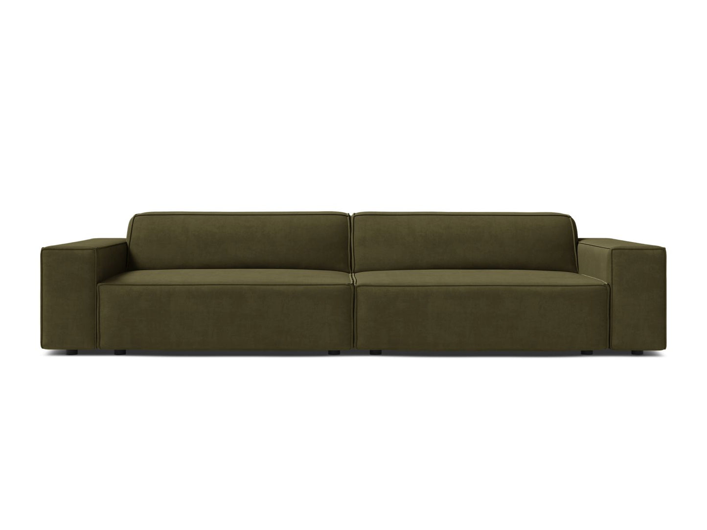 Sofa Samt Schwarz Jodie — Green