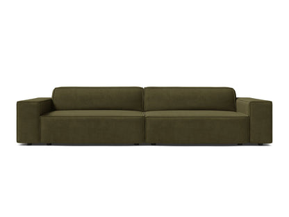 Sofa Samt Schwarz Jodie — Green