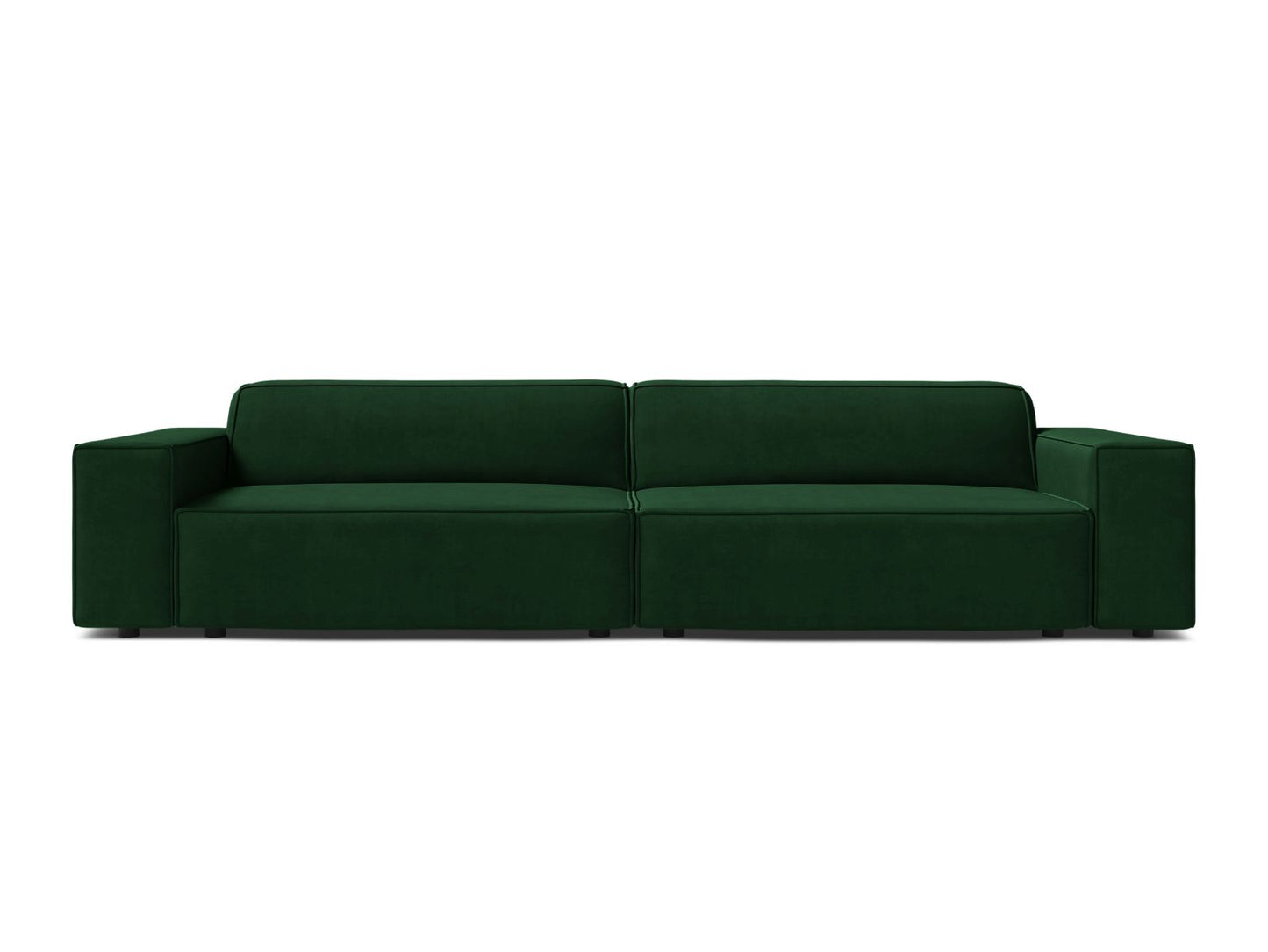 Sofa Samt Schwarz Jodie — Bottle Green