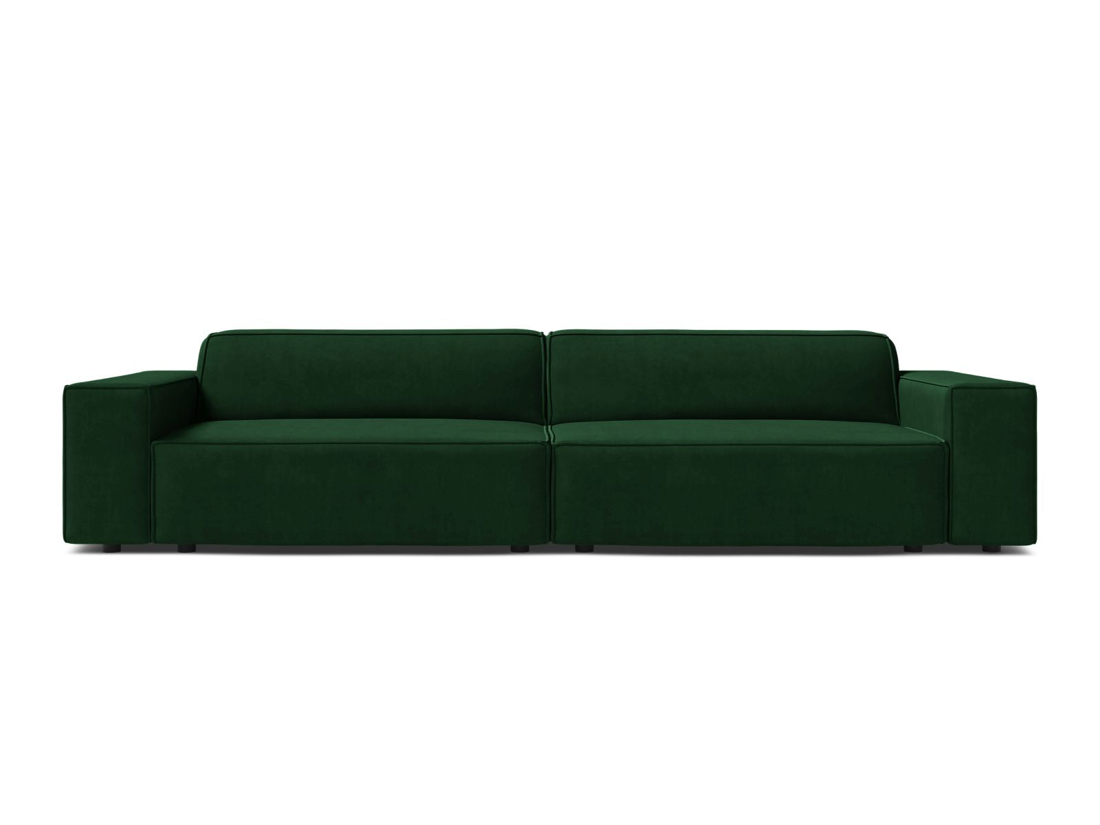 Jodie Modular Sofa, 4 Seats, 244x99 cm — Bottle Green
