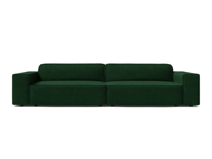 Sofa Samt Schwarz Jodie — Bottle Green