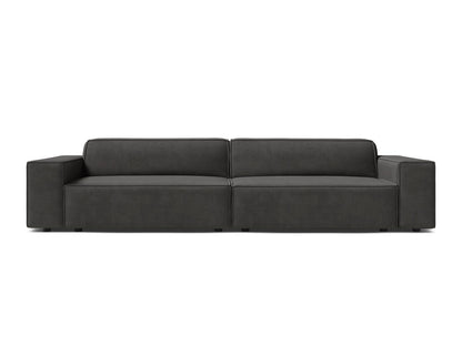 Sofa Samt Schwarz Jodie — Grey