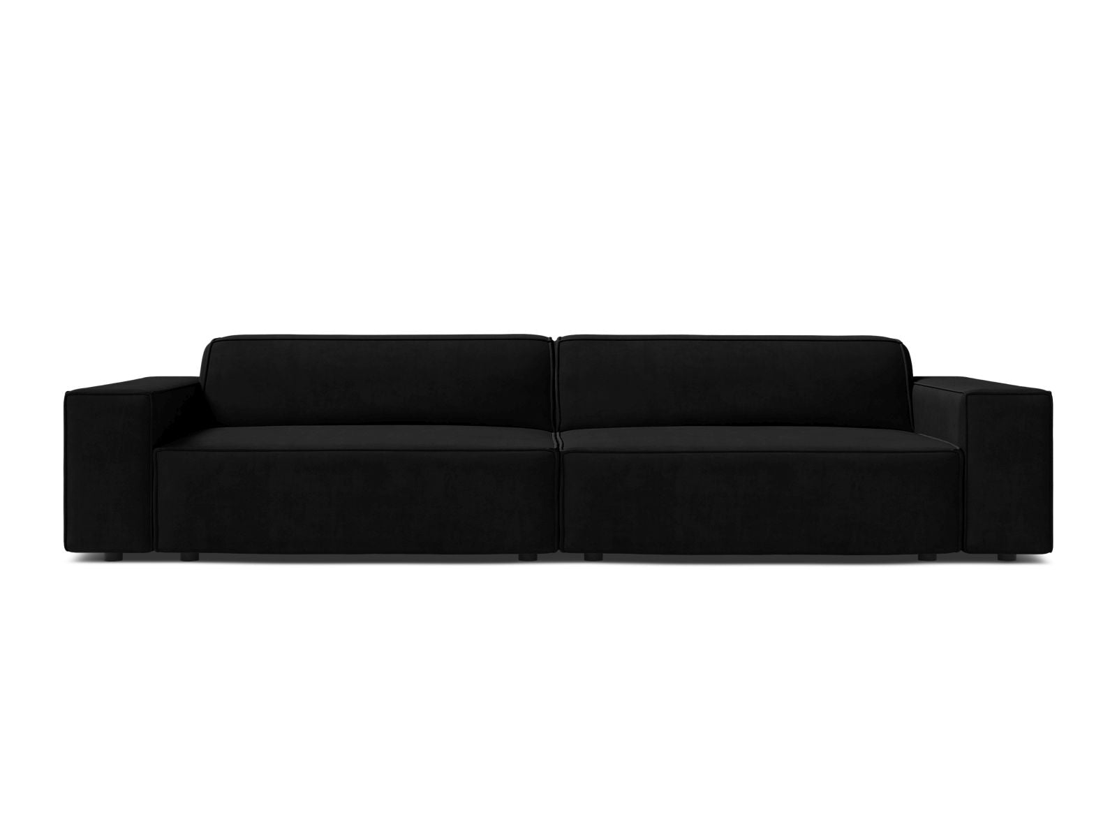Sofa Samt Schwarz Jodie — Black