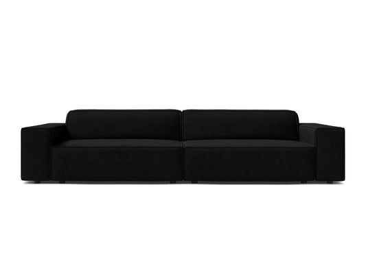Jodie Modular Sofa, 4 Seats, 244x99 cm — Black