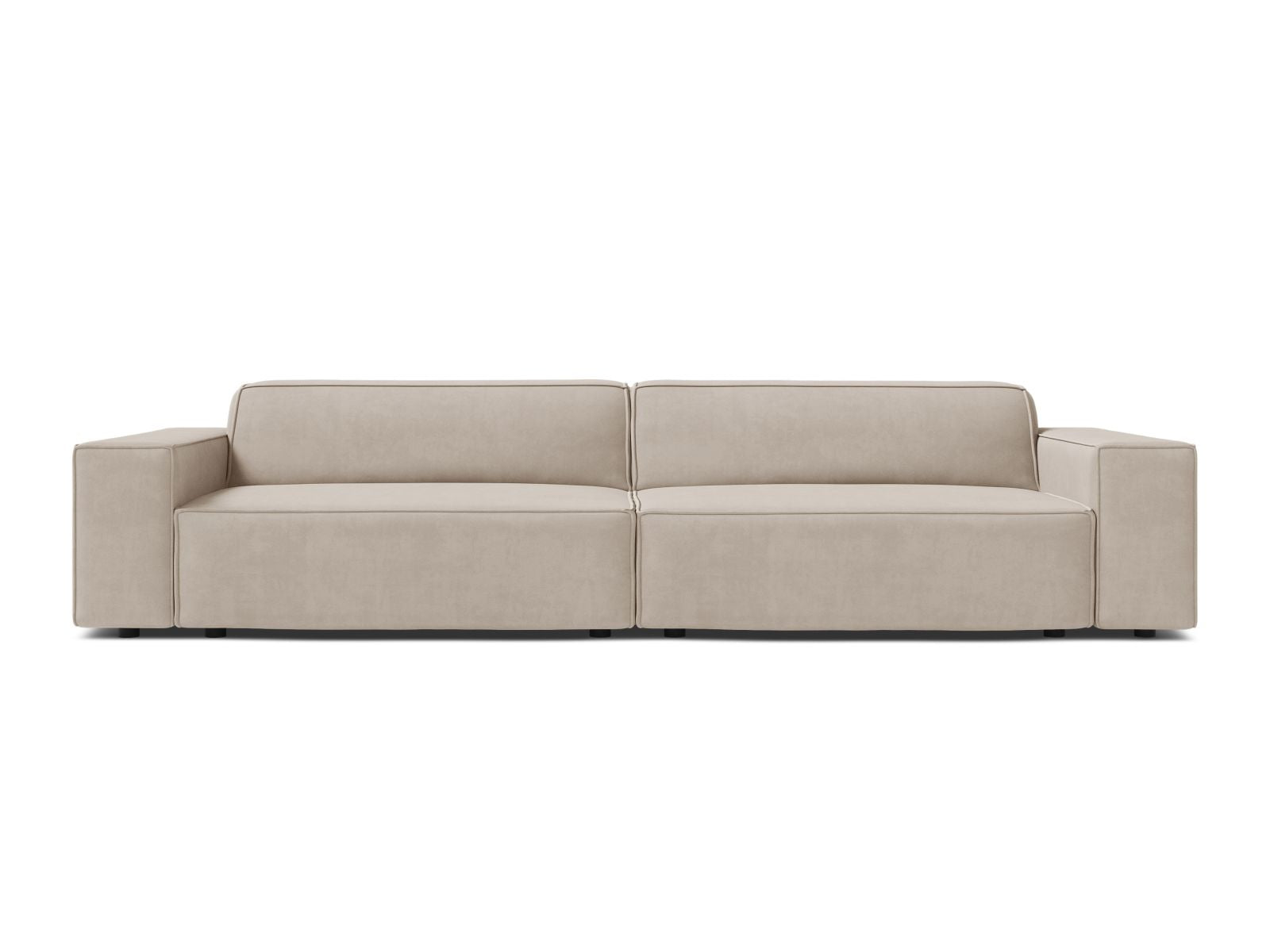 Jodie Modular Sofa, 4 Seats, 244x99 cm — Dark Beige