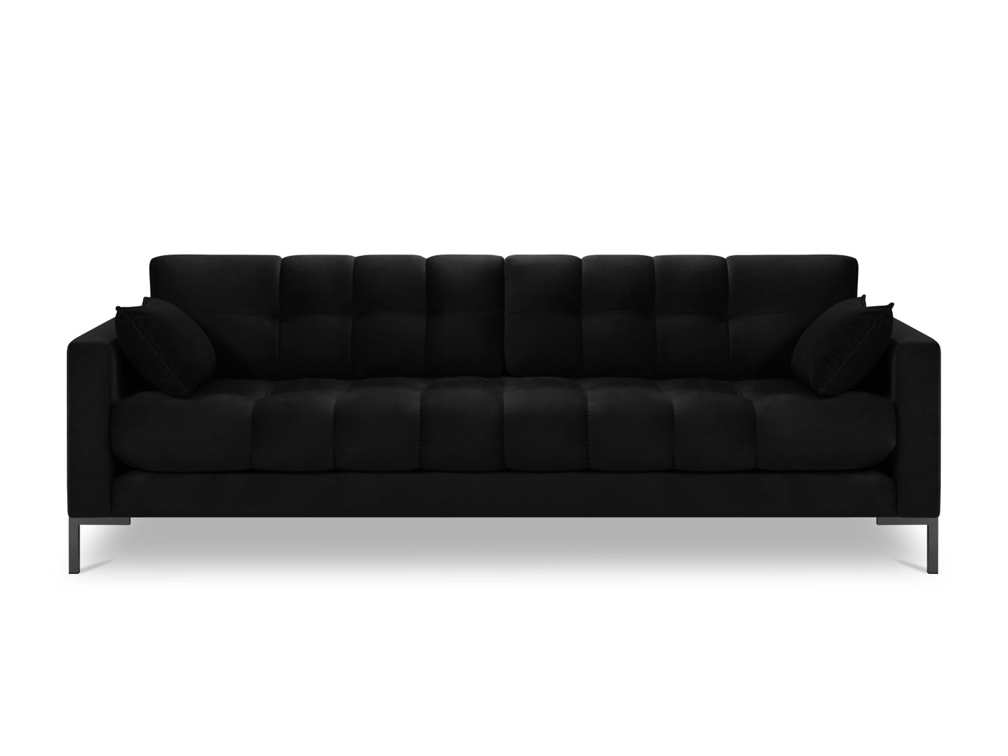 Sofa Samt Schwarz Mamaia — Black