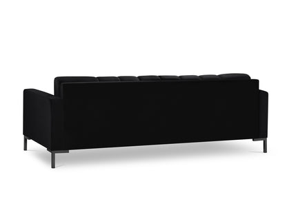 Sofa Samt Schwarz Mamaia — Detailansicht