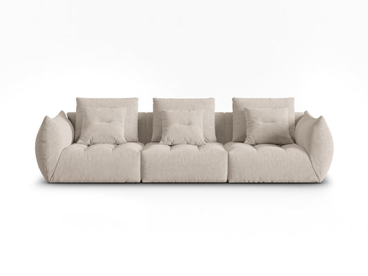Sofa Strukturstoff Dunkelbeige Bloom — Dark Beige