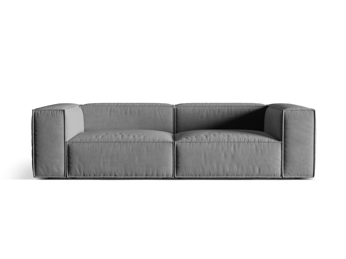 Nuria Sofa, 4 Seats, 250x110 cm — Grey