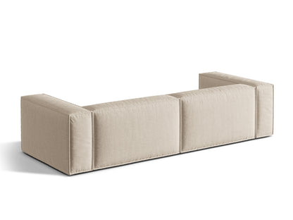 Sofa Strukturstoff Beige Nuria — Maße und Details