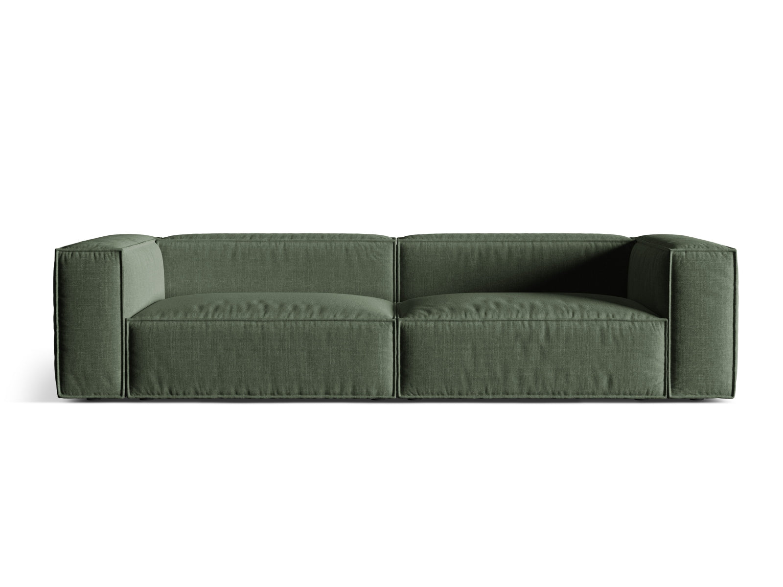 Nuria Sofa, 5 Seats, 290x110 cm — Moss Green