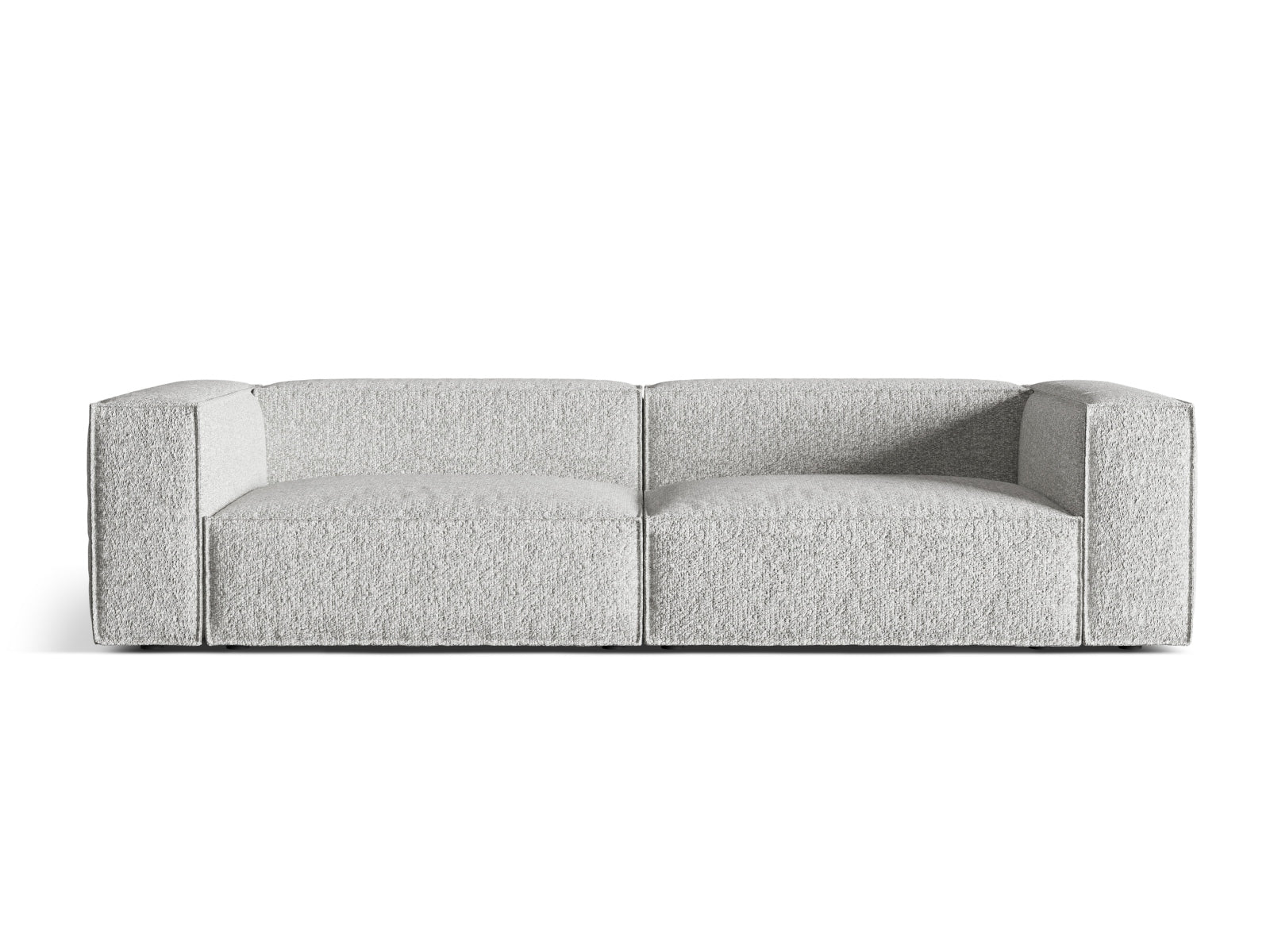Nuria Sofa, 5 Seats, 290x110 cm — Silver